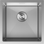 MEXEN - Trixo ocelový dřez 1-bowl 440 x 440 mm, nerez 6413441000-01