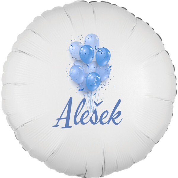 Alešek - balónek s jménem - Balonky.cz Alešek - balónek s jménem - Balonky.cz