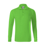 Polokošile Malfini Pique LS Jr MLI-24192 apple green 146 cm/10 let