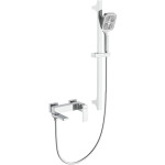 CERANO - Vanová nástěnná baterie Zenira s příslušenstvím - chrom CER-605257