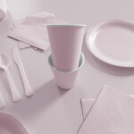 Kelímky světle růžové papírové 8 ks 237 ml Kelímky světle růžové papírové 8 ks 237 ml