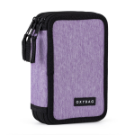 Školní penál 3-patrový prázdný KARTON P+P - UNICOLOR Violet