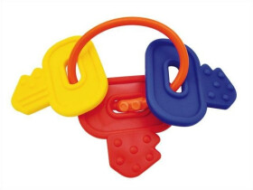 Přívěsek kousátko klíče/rybky plast mix druhů v sáčku 13x20cm 0m+ - Haribo