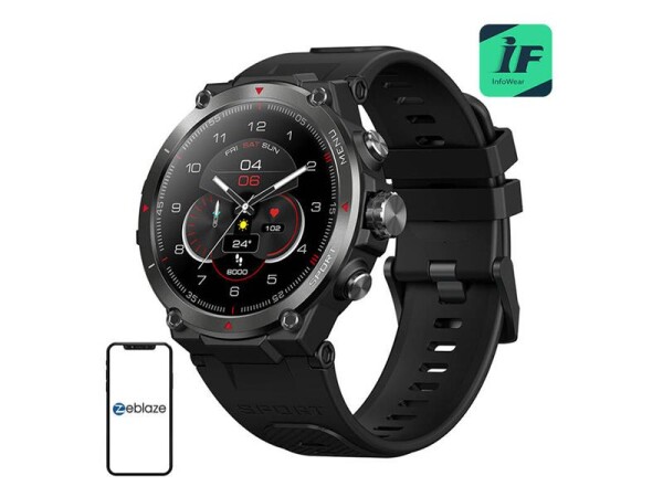 Hodinky ZEBLAZE Stratos 2 Black