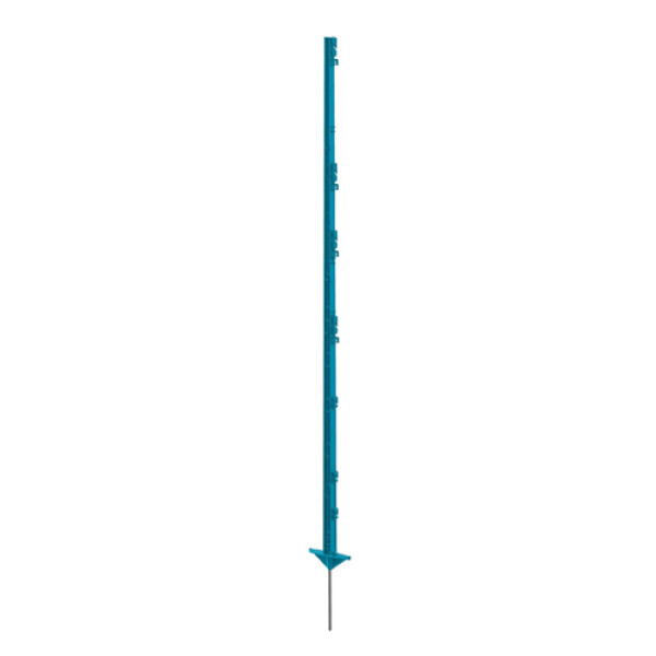 Plastový sloupek pro elektrický ohradník, délka 156 cm, 11 oček, modrá
