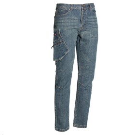 ISSA - Industrial Starter Kalhoty 8025BP JEANS JEST STRETCH modré XL modré