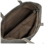 Trendy dámská koženková kabelka na rameno Faidra, šedá