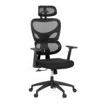 Kancelářská židle, houpací mechanismus, černá, KA-K2080 BK