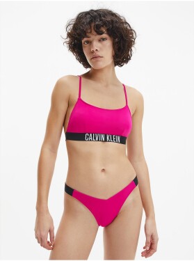 Tmavě růžový dámský spodní díl plavek Calvin Klein Underwear Dámské