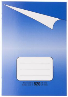 Školní sešit BOBO 520 bezdřevý