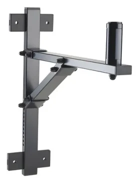 Nástěnný držák reproduktoru / Držák reproduktoru / ocelový / nosnost 50 kg / hrdlo 35/37 mm (24110)