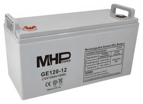 MHPower GE120-12 / Gelový akumulátor / GEL / 12V / 120Ah / T3-M8 / Deep Cycle (GE120-12)