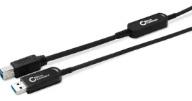 MicroConnect kabel USB-A - USB-B 15 m černá / Kabel / 10 Gbit/s (MC-USB3.0AB15OP)