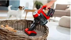 Bosch Unlimited 7 ProAnimal BBS711ANM červená/černá / Aku tyčový vysavač / 18V / 40 min / bezsáčkový / LED (BBS711ANM)