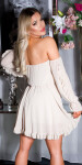 Sexy šaty na ramínka Babydoll Dress lilac Einheitsgroesse