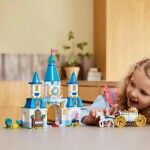 LEGO LEGO® ǀ Disney 43275 Popelčin zámek a kočár s koňmi