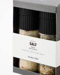 Nicolas Vahé Dárková sada solí Nicolas Vahé – Organic Chilli salt & Wild garlic, černá barva, multi barva, sklo