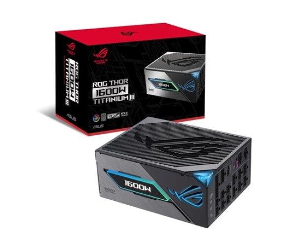 ASUS zdroj ROG THOR 1600W Titanium III, 135mm, Plně modulární, 80 Plus Titanium, ATX 3.1 EDF_1887764