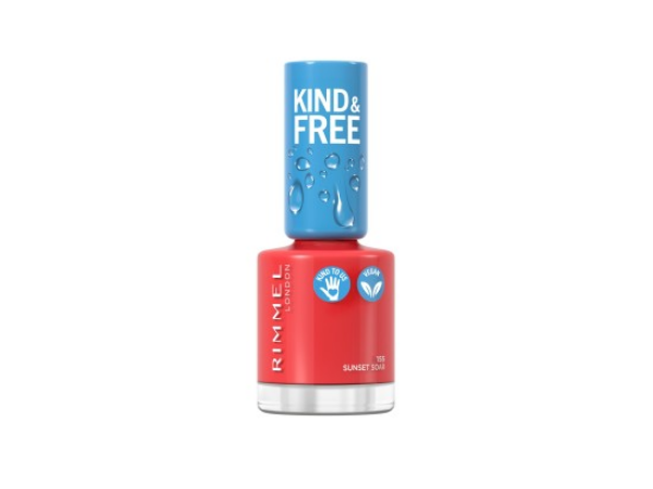 Rimmel London Kind&Free Vegan Lak na nehty 155 ORANGE
