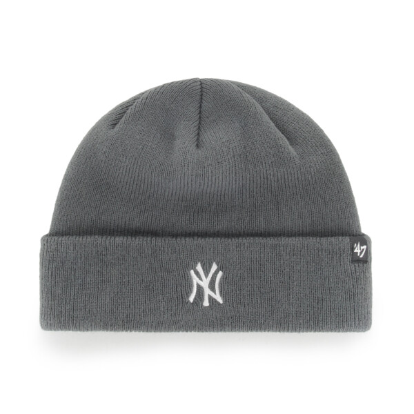 47 Brand Pánská zimní čepice New York Yankees MLB Randle '47 CUFF KNIT Charcoal