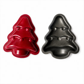 Dortisimo Formičky teflonové Stromečky 6,5 cm (10 ks)