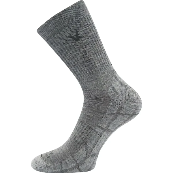 VOXX Ponožky sportovní z merino TWARIX s ionty stříbra SVĚTLE ŠEDÉ 39-42 119362