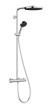HANSGROHE - Pulsify S Puro Sprchový set s termostatem, průměr 26 cm, 3 proudy, EcoSmart, chrom 24237000
