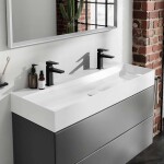 HANSGROHE - Xevolos E Dvojumyvadlo 120x48 cm, bez přepadu, 2 otvory pro baterii, SmartClean, bílá 61104450