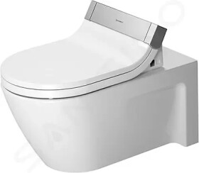 DURAVIT - Starck 2 Závěsné WC pro bidetové sedátko SensoWash, alpská bílá 2533590000