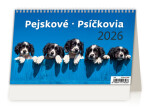 Stolní kalendář 2026 Helma - Pejskové