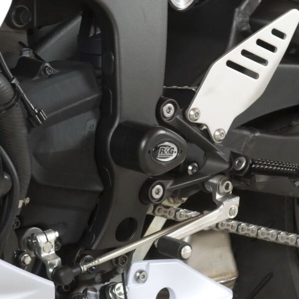 Aero padací chrániče, swingarm pivot, Kawasaki Zx6R \'13- - Černá