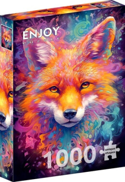 Puzzle Ohnivá liška 1000 dílků