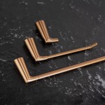 REA - Držák na toaletní papír 16205 VIBE Brush Gold REA-60105