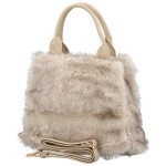 Módní dámská kabelka do ruky Máia, krémová