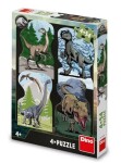 Puzzle - Jurský svět 4x54