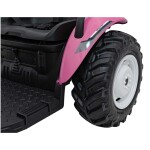 Mamido Dětský elektrický traktor GROW 1804 24V růžový