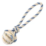 TRIXIE Přetahovací míč s poutkem / Bavlna, guma / Průměr 7 cm / Délka 24 cm (G14-3299)
