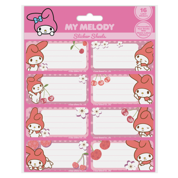 Cinnamoroll jmenovky na sešity - EPEE