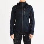 Běžecká bunda SALMING Run Abisko Rain Jacket - Black Velikost textilu: XS