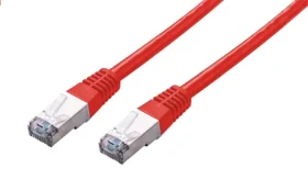 C-TECH patchcord Cat5e FTP 1 m červená (8954125014768)