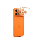 Spigen Glass tR EZ Fit Optik Pro XL sklo na fotoaparát pro Apple iPhone 17 Pro oranžová (AGL10645)