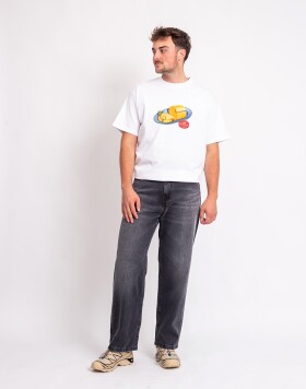 Carhartt WIP Landon Pant Black marble used wash 32