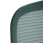 Židle kancelářská, látka zelená, houpací mechanismus, kolečka pro tvrdé povrchy