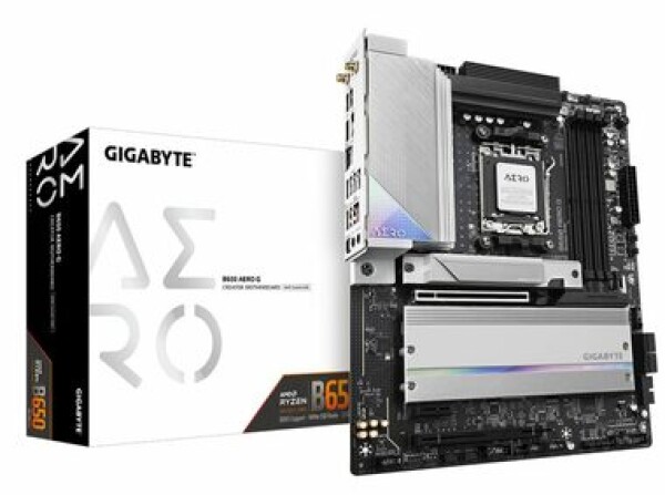 GIGABYTE B650 AERO G / B650 / AM5 / 4x DDR5 / PCIEx16 / 1x 2.5GLAN / ATX (B650 AERO G)