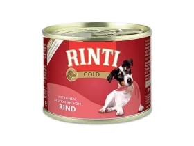 Finnern Rinti Gold konzerva pro psy hovězí kousky 185g (4000158910394)