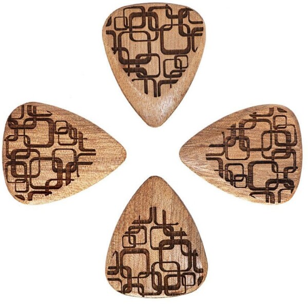 Timber Tones Laser Tones Grip Art Deco 4-Pack