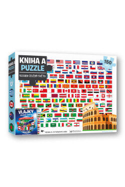 Kniha puzzle Vlajky celého světa