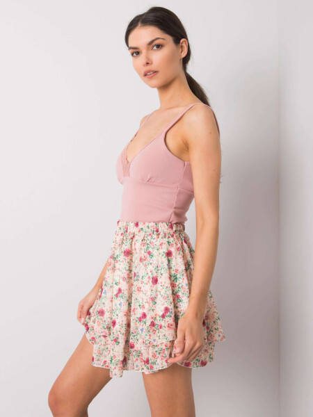 Růžový crop top Zemya RUE PARIS L