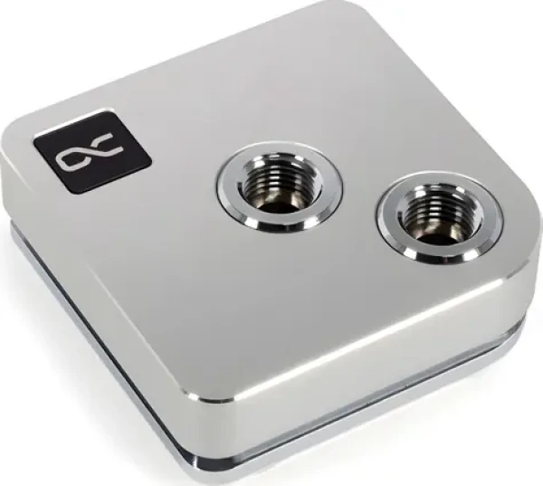 Alphacool Core 1 stříbrná / CPU vodní blok / Intel 1700, AMD AM4/AM5 / G1/4" (13444)