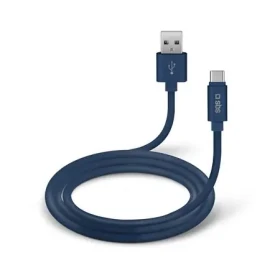 SBS Polo USB-C silikonový kabel modrá (8018417240973)